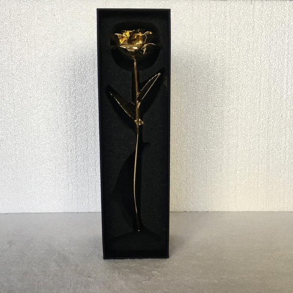 Eternal Love Rose Dipped in 24k Gold Foil DM79 - Picture 10 of 12